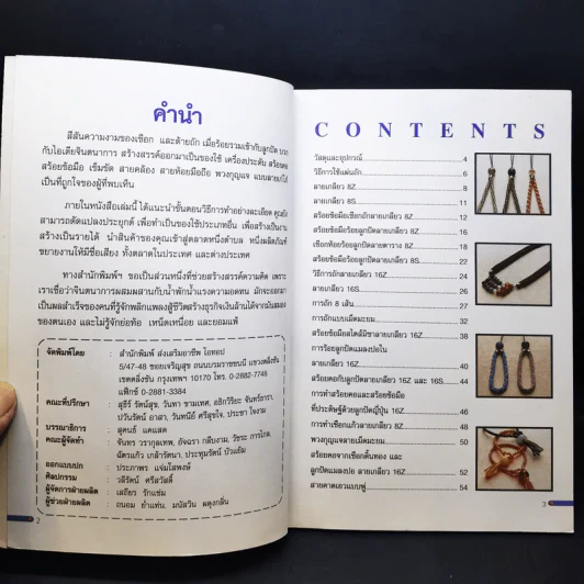 ศิลปะการประดิษฐ์ เครื่องประดับจากเชือก ด้ายถัก และปัดหลากสไตล์ รูปที่ 11