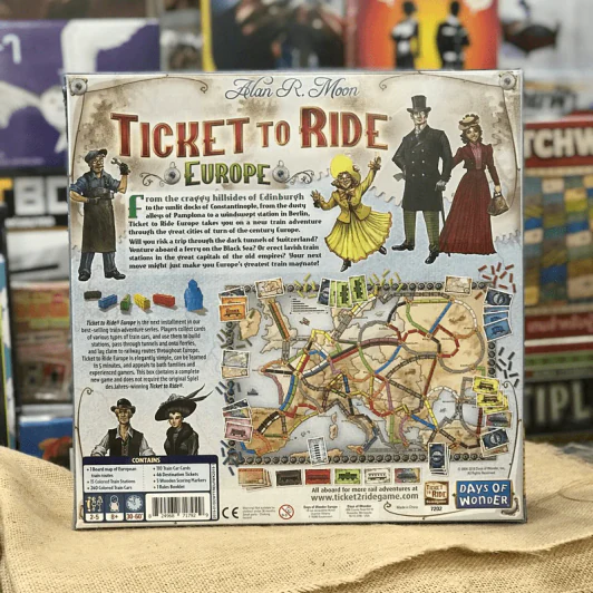 Ticket to Ride: Europe บอร์ดเกม รูปที่ 3