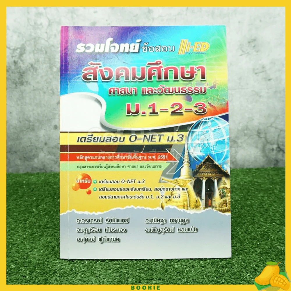 รวมโจทย์ข้อสอบ สังคมศึกษา ศาสนา และวัฒนธรรม ม.1-2-3 รูปที่ 1