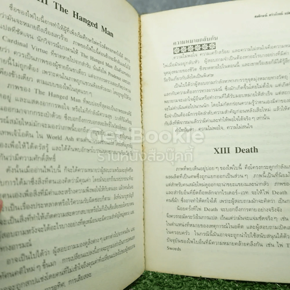 วิธีอ่านไพ่ทาโรต์ - สมลักษณ์ สว่างโรจน์ แปล (สภาพชำรุด อ่านได้ปกติ) รูปที่ 6