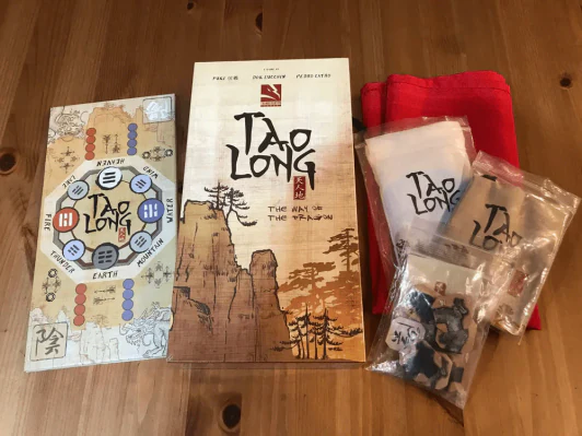 Tao Long: Deluxe Edition + all SG + 4 player deluxe expansion pack + Cardboard Board + Red Cloth + The Four Seasons รูปที่ 1