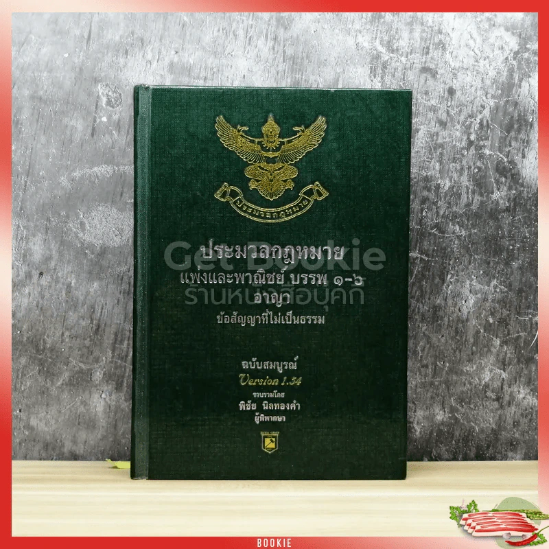 ประมวลกฎหมายแพ่งและพาณิชย์ บรรพ 1-6 อาญา ข้อสัญญาที่ไม่เป็นธรรม ฉบับสมบูรณ์ รูปที่ 1