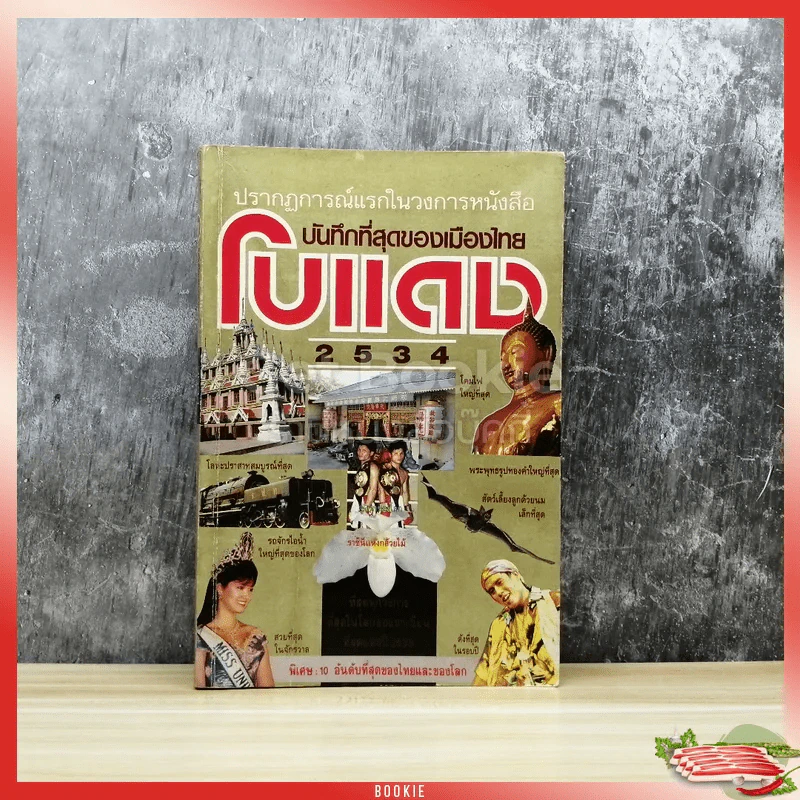 ปรากฏการณ์แรกในวงการหนังสือ บันทึกที่สุดของเมืองไทยโบแดง 2534 รูปที่ 1