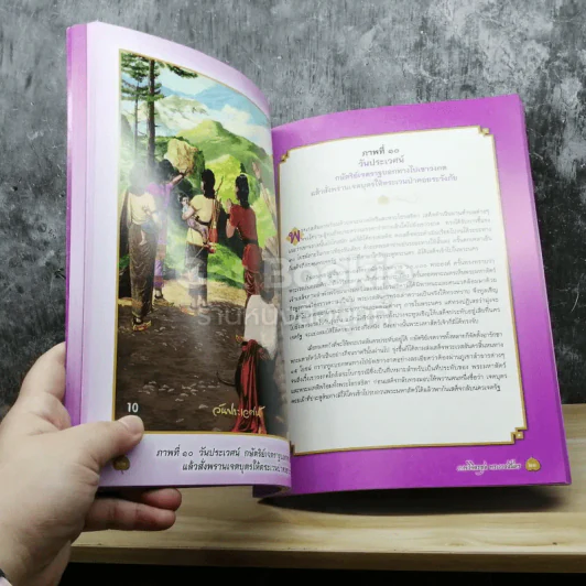 อนุสรณ์งานพระราชทานเพลิงศพ พระราชคุณาธาร (ถาวร ถาวโร ป.ธ.7) อดีตผู้ช่วยเจ้าอาวาสวัดพระเชตุพนวิมลมังคลารามภาพวิจิตรชุดพระเวสสันดร รูปที่ 5