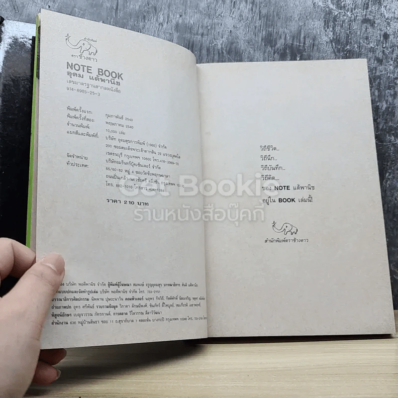 Note Book โน๊ต อุดม แต้พานิช รูปที่ 4