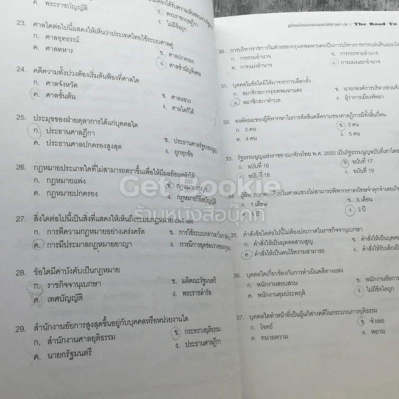 คู่มือเตรียมสอบตรงคณะนิติศาสตร์ The Road To Law เล่ม 1 รูปที่ 6