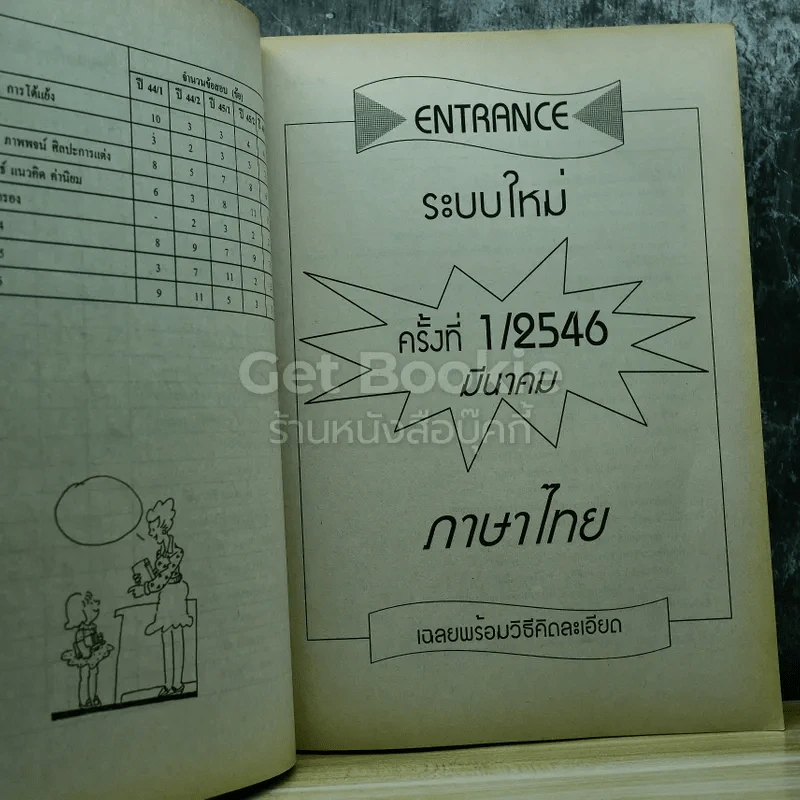 ระบบใหม่สายวิทย์ CU เฉลย Ent' ครั้งที่1/2546 มีนาคม รูปที่ 7