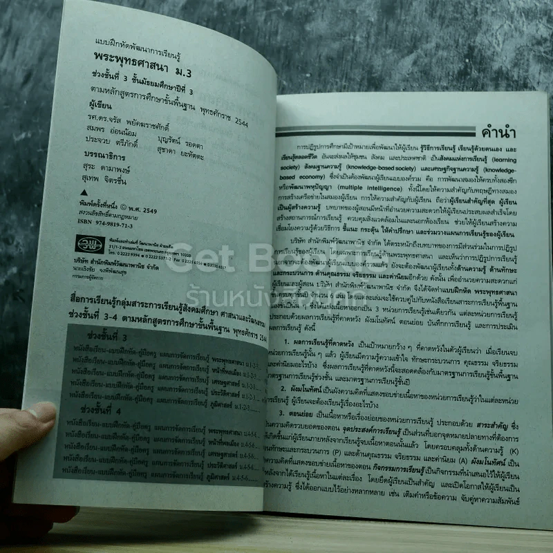 แบบฝึกหัดพัฒนาการเรียนรู้ พระพุทธศาสนา ม.3 รูปที่ 5