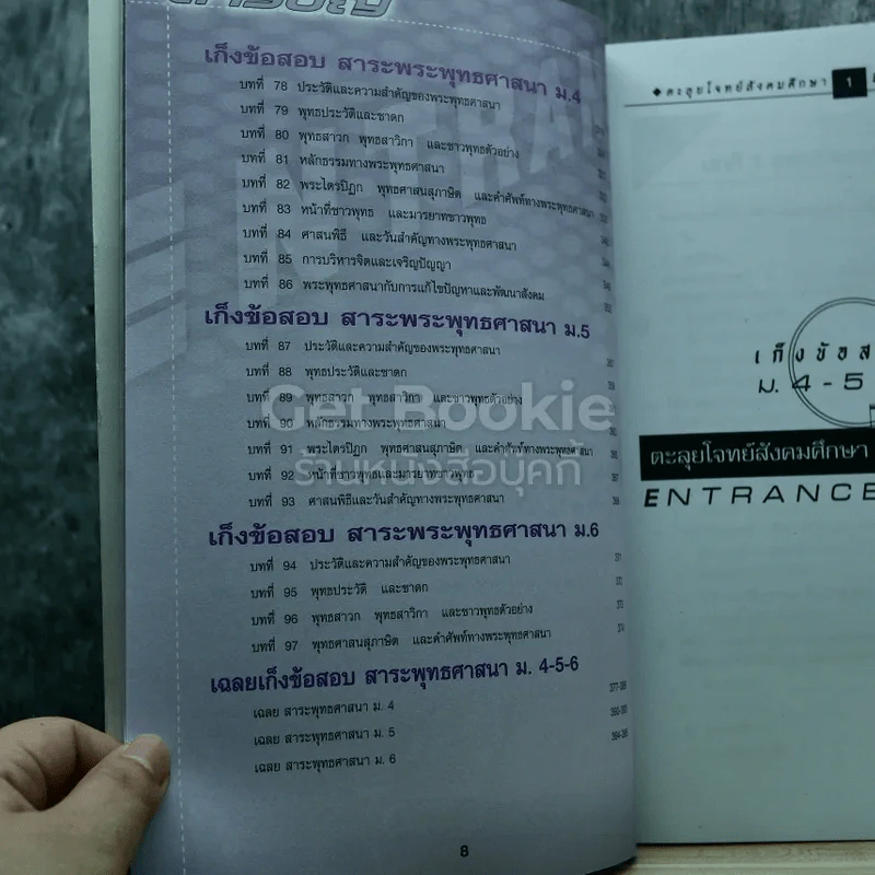 ตะลุยโจทย์ Entrance สังคมศึกษา ศาสนาและวัฒนธรรม ม.4-5-6 รูปที่ 8