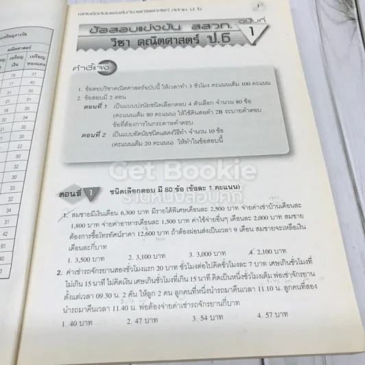 เฉลยข้อสอบแข่งขัน คณิตศาสตร์ สสวท. ป.6 รูปที่ 8
