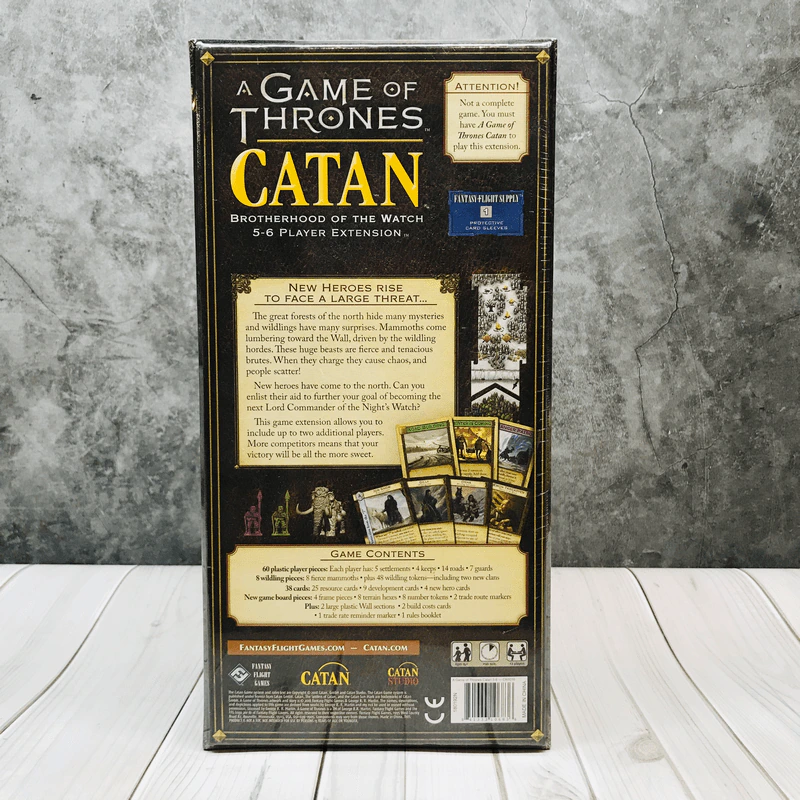 A Game of Thrones: Catan Brotherhood of the watch 5-6 Player Expansion  บอร์ดเกม รูปที่ 2