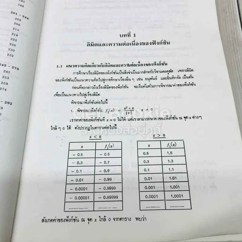 แคลคูลัส 1 Calculus I รูปที่ 7