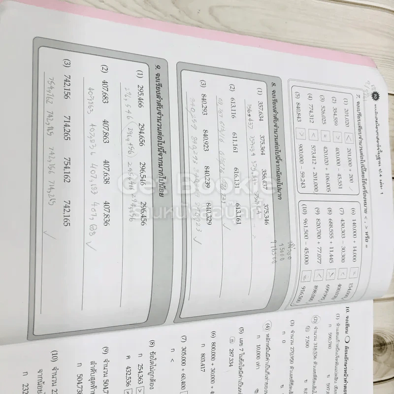 แบบฝึกคณิตศาสตร์พื้นฐาน ป.4 เล่ม 1 รูปที่ 13