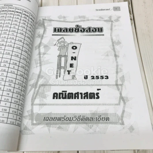 รวมข้อสอบคณิตศาสตร์ O-NET ข้อสอบจริงระดับชั้น ม.6 รูปที่ 8