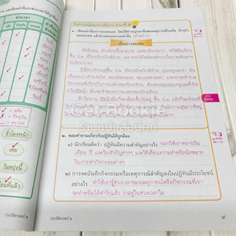 ประวัติศาสตร์ ป.2 เฉลย รูปที่ 8