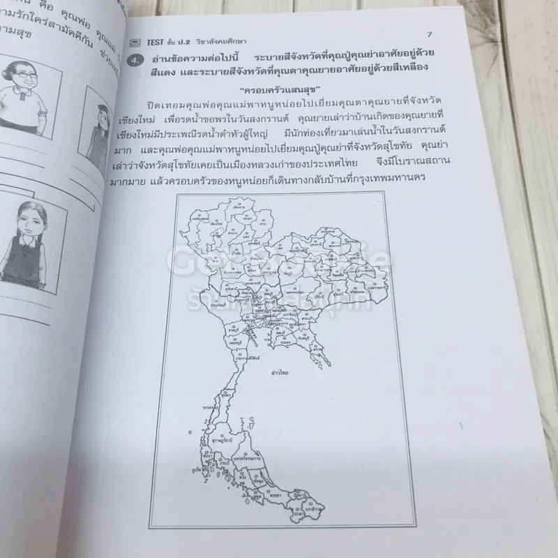TEST ชั้นป.2 วิชาสังคมศึกษา รูปที่ 7