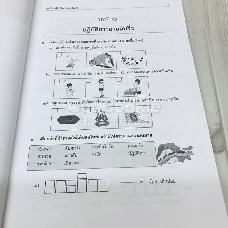 เก่งภาษาไทย ภาษาพาทีและวรรณคดีลำนำ ป.3 เล่ม 1 รูปที่ 8