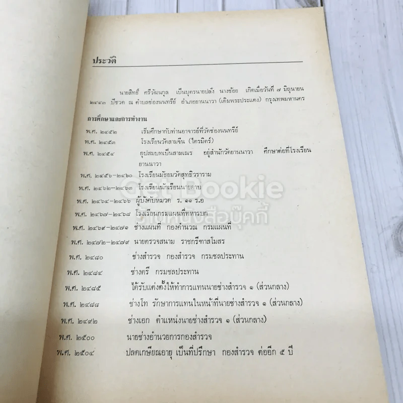 อนุสรณ์เนื่องในงานพระราชทานเพลิงศะ นายสิทธิ์ ศรีวัฒนกุล ท.ม. รูปที่ 6