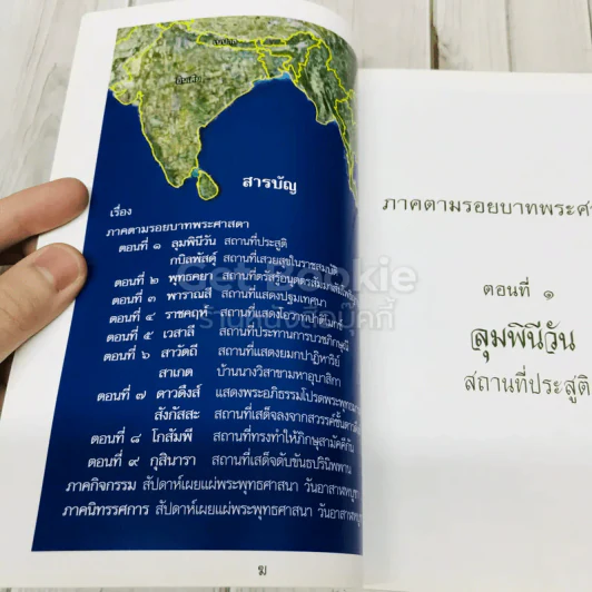 หนังสือภาพตามรอยบาทพระศาสดา อาสาฬหบูชา ธรรมยาตราคุ้มครองโลก รูปที่ 5