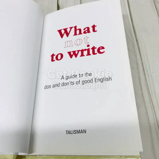 what not to write A must for every desk รูปที่ 4