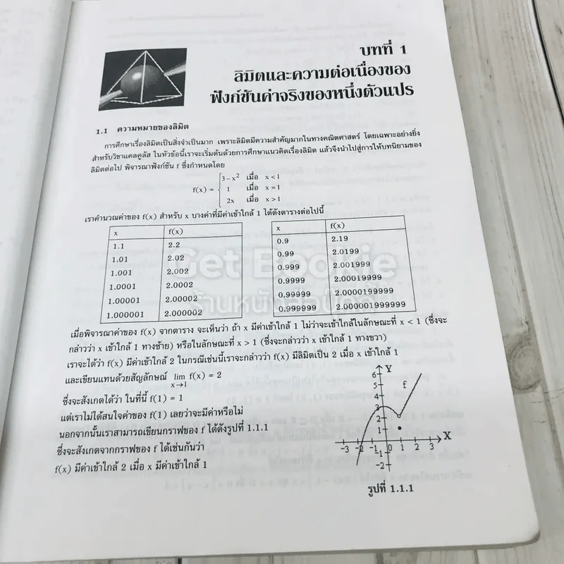 แคลคูลัส 1 Calculus I รูปที่ 8