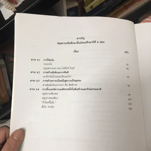 สมุดจริยศึกษา สำหรับนักเรียน ชั้นมัธยมศึกษาปีที่ 4 รูปที่ 10