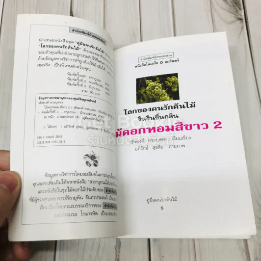 คู่มือคนรักต้นไม้ ไม้ดอกหอม สีขาว 2 รูปที่ 4