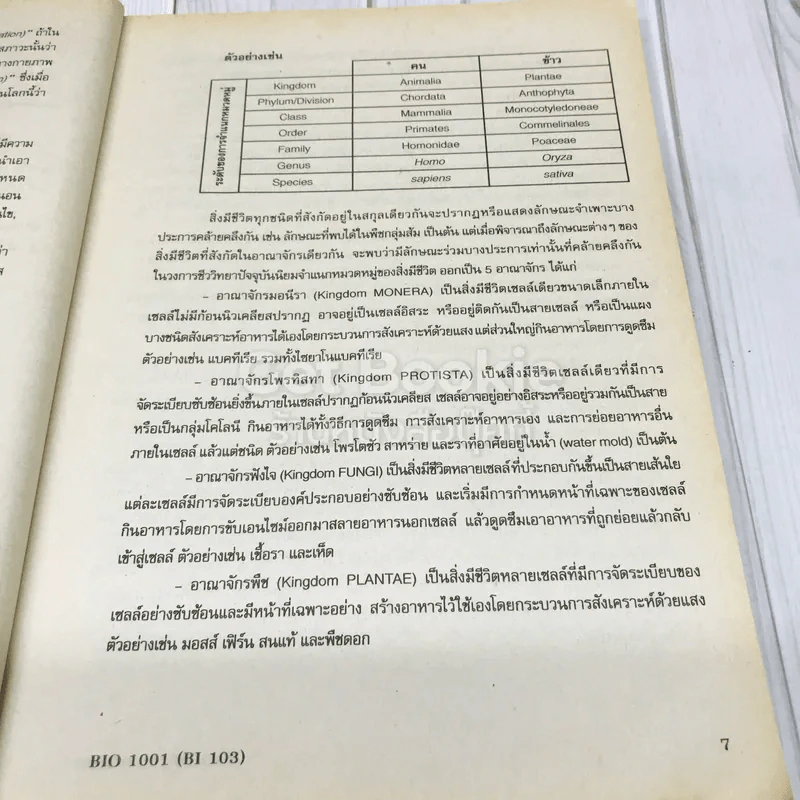 ชีววิทยาเบื้องต้น BIO 1001 (BI103) รูปที่ 10