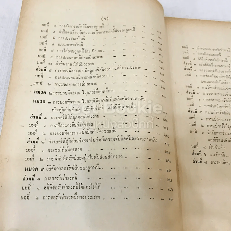 คำสอนชั้นปริญญาตรี ปีที่ 4 คณะพานิชยศาสตร์และการบัญชี มหาวิทยาลัยธรรมศาสตร์ กฎหมายลักษณะล้มละลาย รูปที่ 7