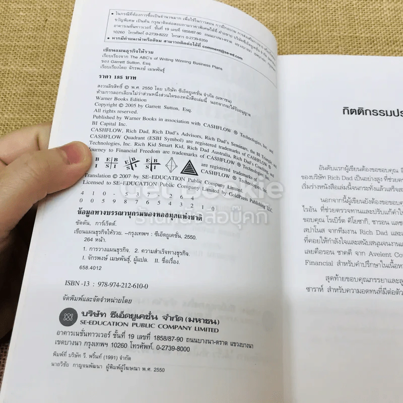 The ABC's of Writing Winning Business Plans เขียนแผนธุรกิจให้รวย รูปที่ 4