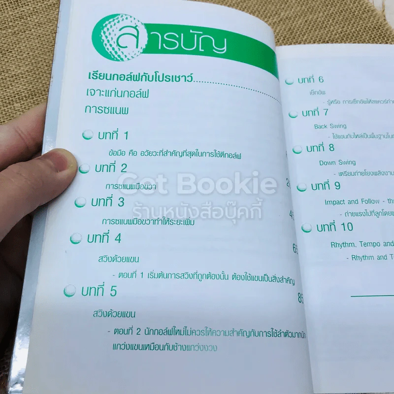 การ์ตูน เรียนกอล์ฟกับโปรเชาว์ ความลับในการ Snap รูปที่ 6