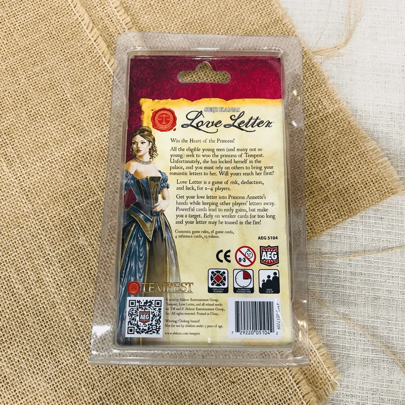 Love letter: Clamshell Edition Board Game บอร์ดเกม รูปที่ 2