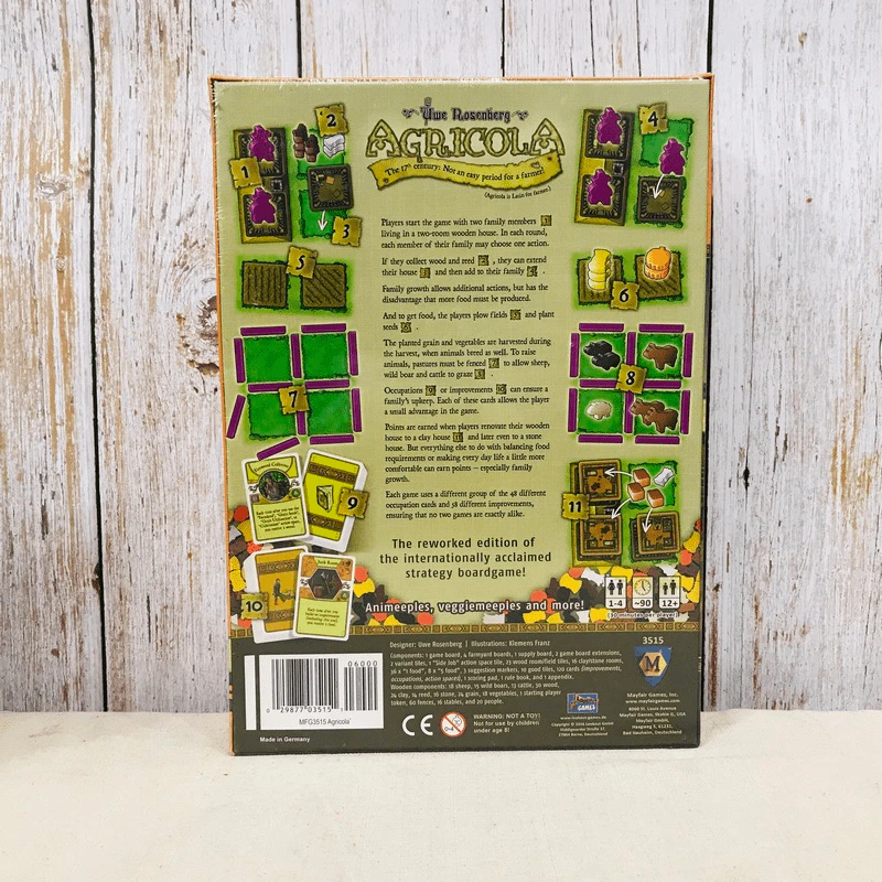Agricola Revised Edition Board Game บอร์ดเกม รูปที่ 2