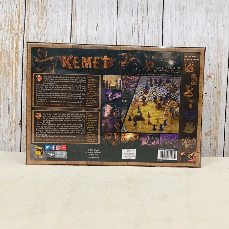 Kemet: Seth (EXPANSION FOR: KEMET) บอร์ดเกม รูปที่ 2