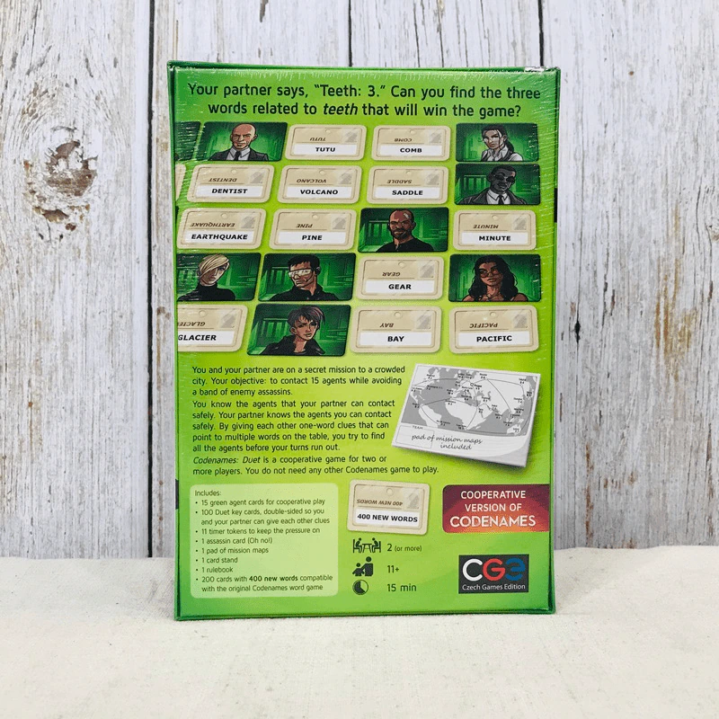 Codenames Duet Board Game บอร์ดเกม รูปที่ 2
