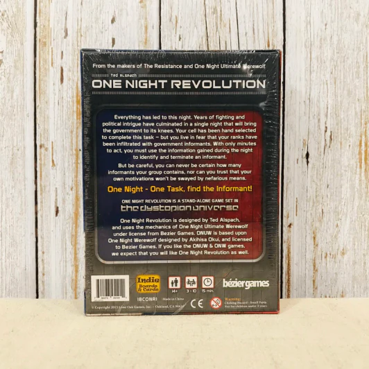 One Night Revolution Board Game บอร์ดเกม รูปที่ 2
