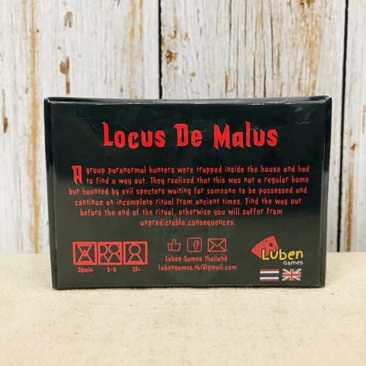 Locus De Malus : The House บอร์ดเกมโดยคนไทย รูปที่ 2
