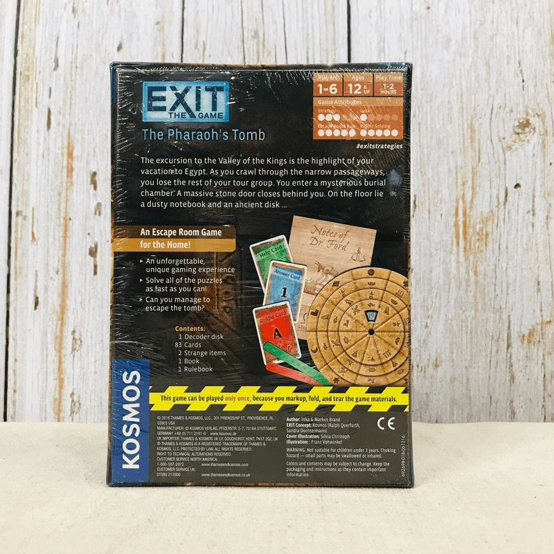 Exit: Pharoh's Tomb Board Game บอร์ดเกม รูปที่ 2