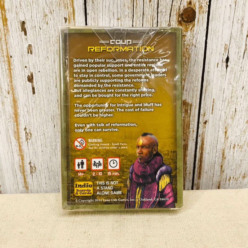 Coup: Reformation Expansion Board Game บอร์ดเกม รูปที่ 2