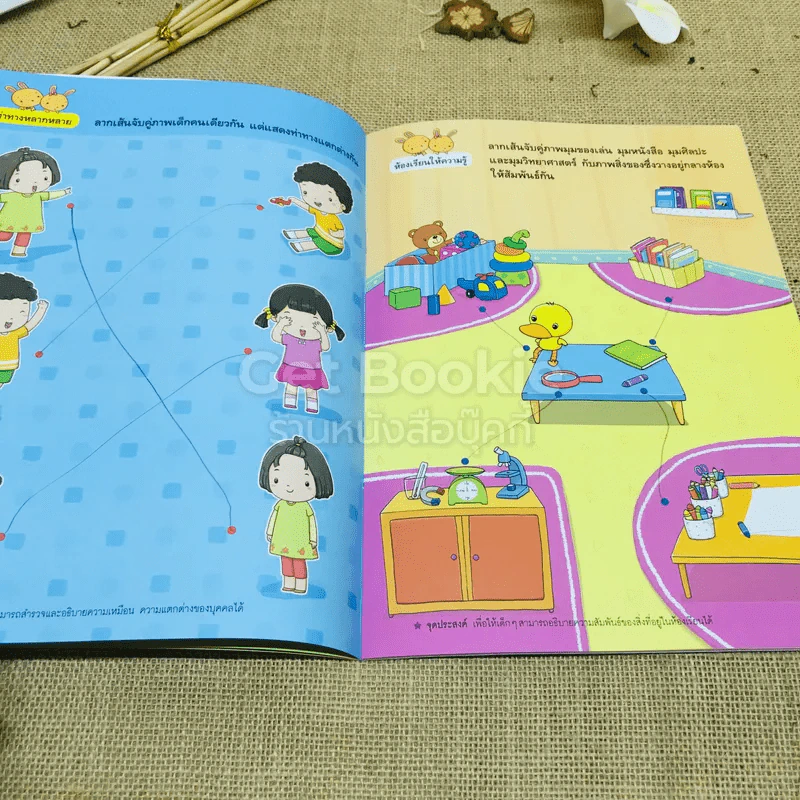 คนเก่งจับคู่ความสัมพันธ์ เล่ม 1-2 + คุณหนูเรียนรู้สระภาษาไทย รูปที่ 5