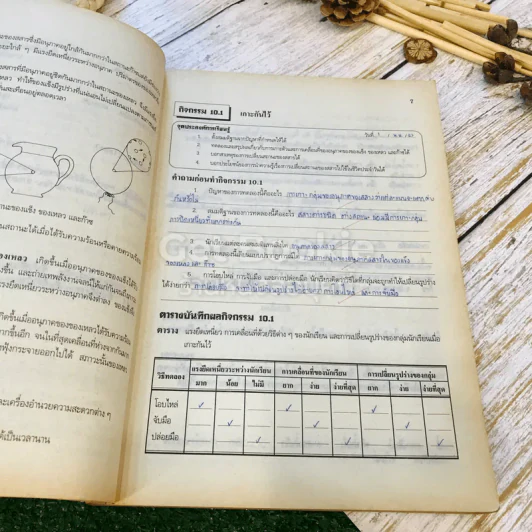 หนังสือเสริมประสบการณ์ กิจกรรมเพื่อพัฒนา กระบวนการทางวิทยาศาสตร์ ว204 รูปที่ 12
