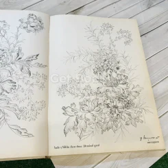 แบบและลวดลายสำหรับระบายสี นูเฮาส์ เล่ม 1-2 ปี 2524 รูปที่ 9