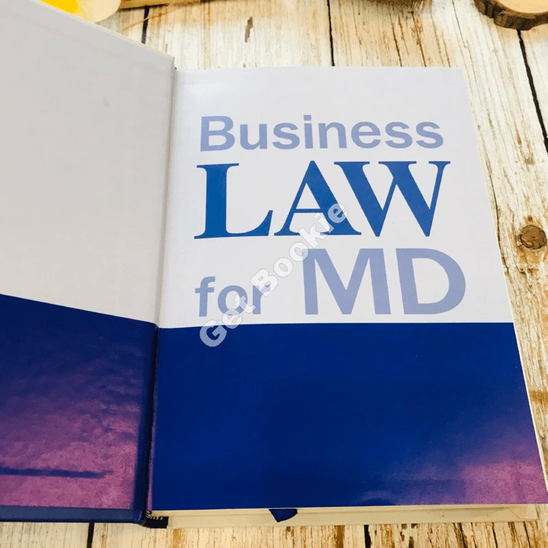 Business Law for MD กฎหมายธุรกิจเพื่อผู้บริหาร เล่ม 1-2 รูปที่ 4