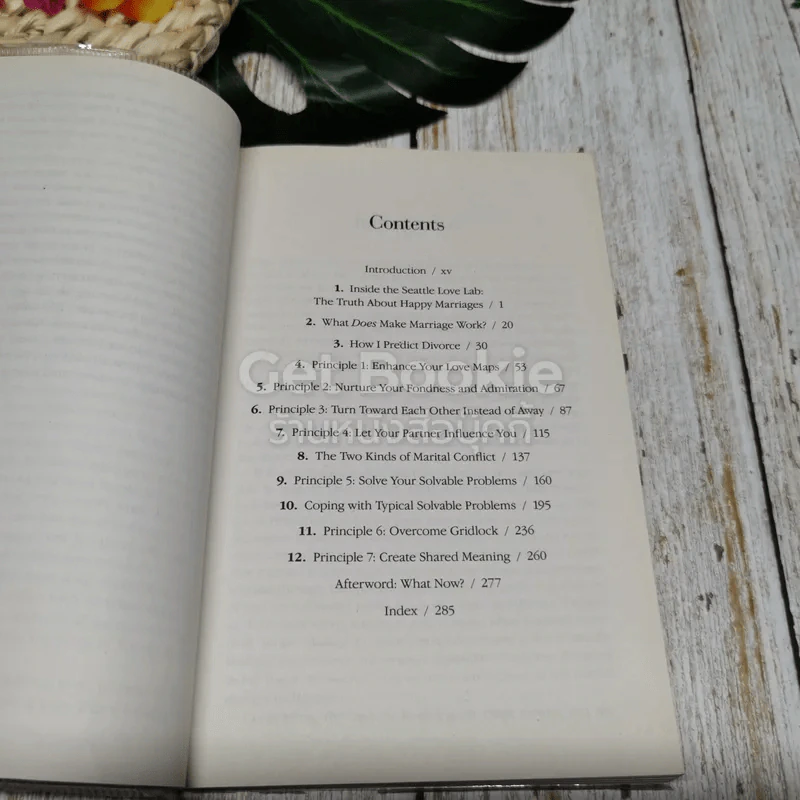 the Seven Principles for Making Marriage Work รูปที่ 8