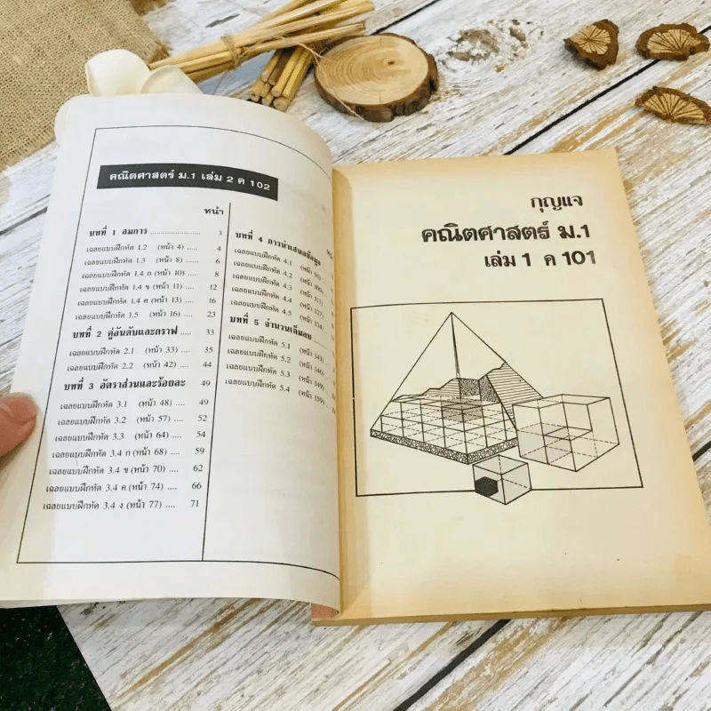 คณิตศาสตร์ ม.1 เล่มรวม 1-2 ค101-ค102 รูปที่ 6