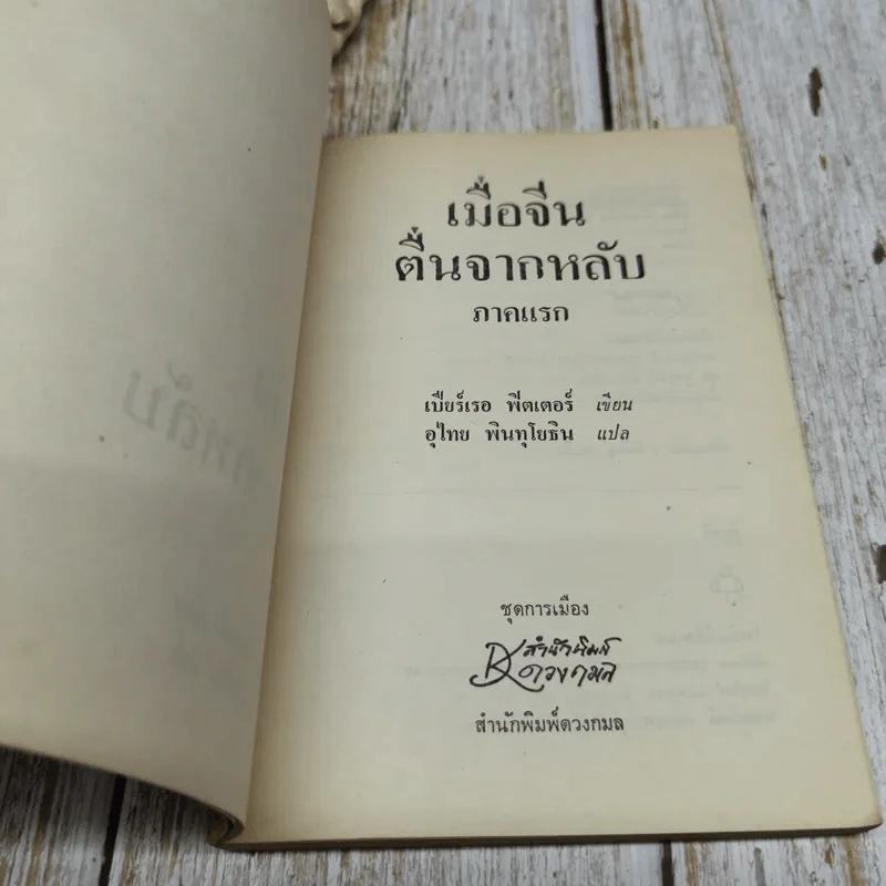 เมื่อจีนตื่นจากหลับ เล่ม 1 รูปที่ 5