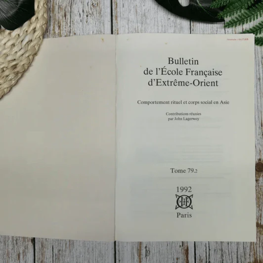 Bulletin de I'Ecole Francaise d'Extreme-Orient รูปที่ 5