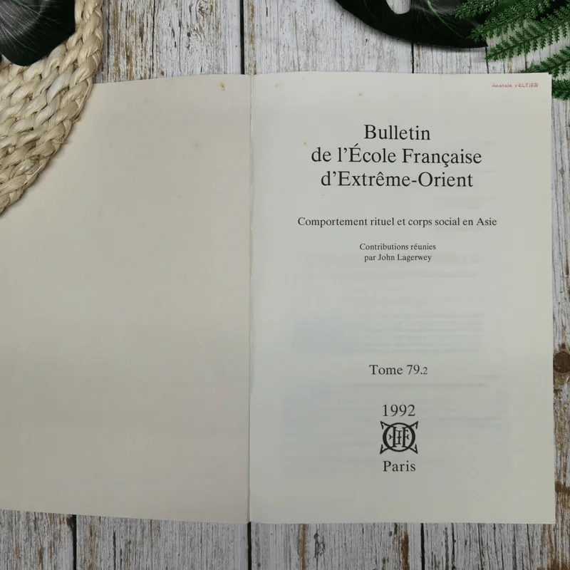 Bulletin de I'Ecole Francaise d'Extreme-Orient รูปที่ 5