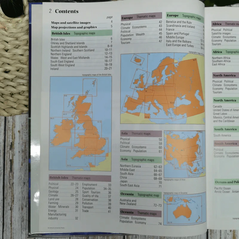 Oxford Student Atlas รูปที่ 6