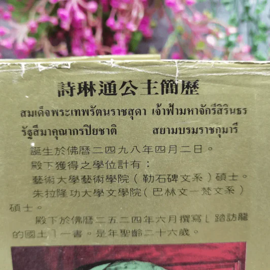 หนังสือบันทึกเหตุการณ์ไปเมืองจีนของสมเด็จพระเทพฯ ภาษาจีนทั้งเล่ม รูปที่ 7